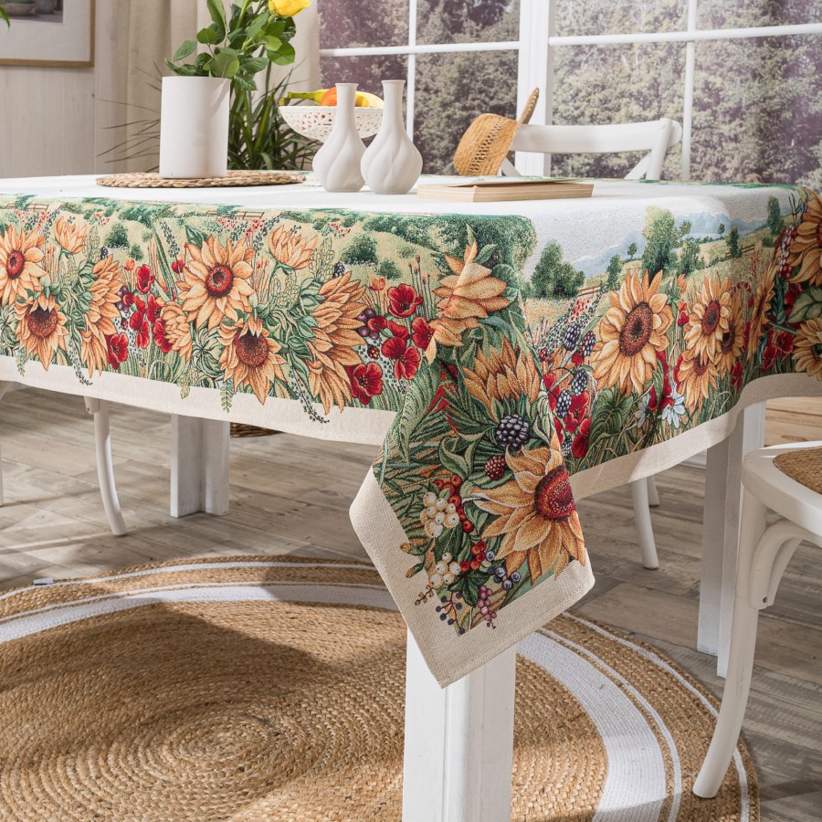 Τραπεζομάντηλο Sunflower - 140x140cm