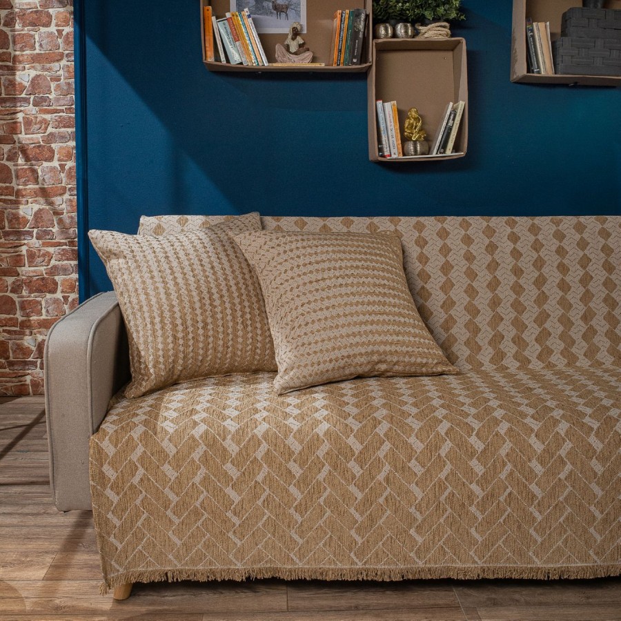 Μαξιλαροθήκη Manhattan 02 - 50x50cm με γέμιση