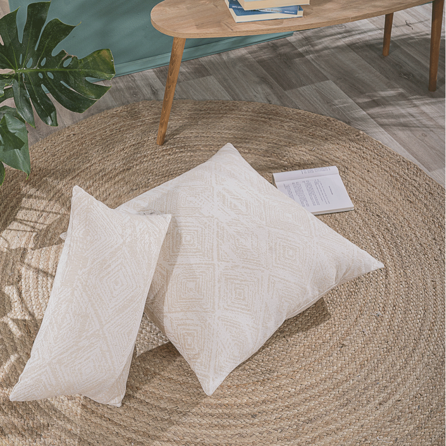 Μαξιλαροθήκη Izola 01 - 65x65cm δαπέδου με γέμιση