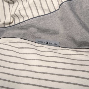 GREENWICH POLO CLUB ΣΕΤ ΣΕΝΤΟΝΙΑ KING ESSENTIAL 2296 GREY, WHITE