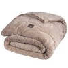 GREENWICH POLO CLUB ΚΟΥΒΕΡΤΟΠΑΠΛΩΜΑ RABBIT FAUX FUR KING ESSENTIAL 3953 TAUPE