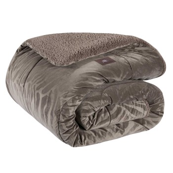 GREENWICH POLO CLUB ΚΟΥΒΕΡΤΟΠΑΠΛΩΜΑ KING SHERPA ESSENTIAL 4433 TAUPE