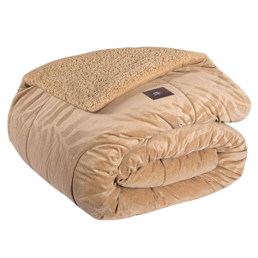 GREENWICH POLO CLUB ΚΟΥΒΕΡΤΟΠΑΠΛΩΜΑ KING SHERPA ESSENTIAL 4434 BEIGE