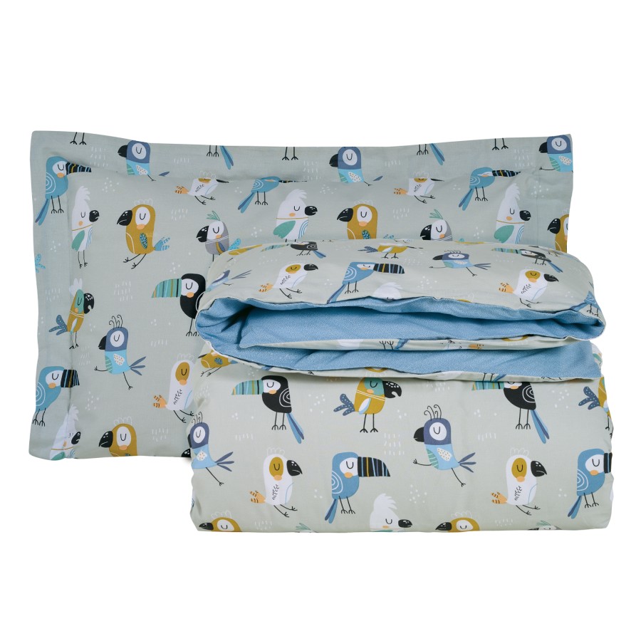 DAS KIDS ΣΕΤ ΠΑΠΛΩΜΑΤΟΘΗΚΗ ΜΟΝΗ 4914 BLUE, GREY, MINT