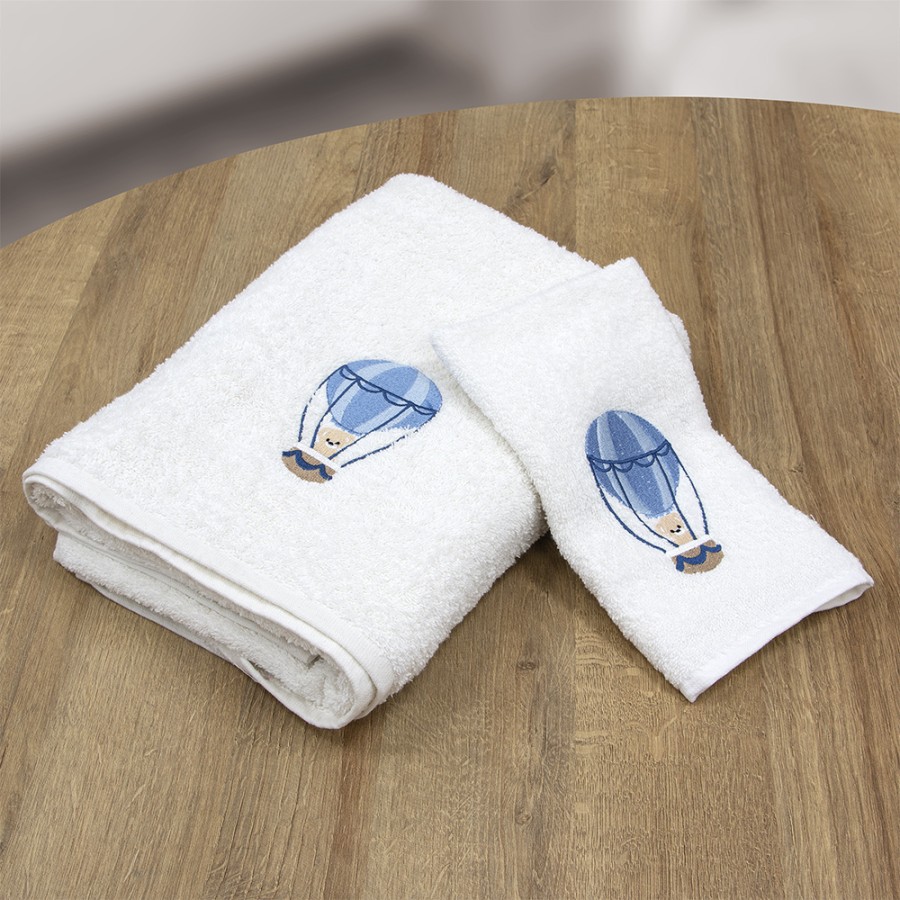 LINO ΣΕΤ ΠΕΤΣΕΤΕΣ PALONCINO WHITE/BLUE 2ΤΜΧ