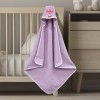 LINO Κάπα Βρεφική (75x75) Paloncino Λιλά