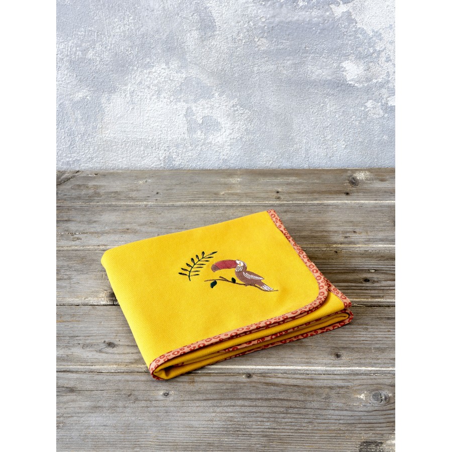 NIMA Bebe Κουβέρτα 4 Εποχών 110x140 - Leobaby Πορτοκαλί