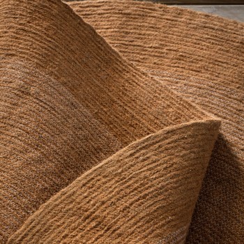 NIMA Home Στρογγυλό Χαλί Δ120 - Bergren Deep Orange Πορτοκαλί