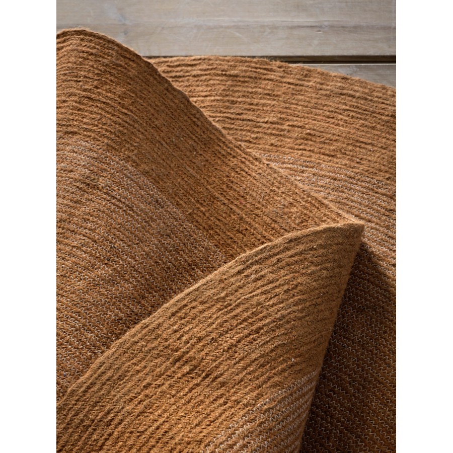 NIMA Home Στρογγυλό Χαλί Δ120 - Bergren Deep Orange Πορτοκαλί