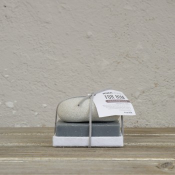 Nima Home Σετ Σαπούνι χειροποίητο 125g + Πέτρα απολέπισης - Cedarwood