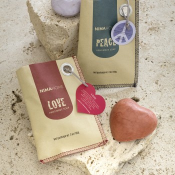 Nima Home Σαπούνι χειροποίητο 90g Red Jasmine Rice - Love