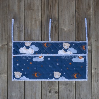Nima Bebe Βρεφική θήκη οργάνωσης 60x30 - Nighty Night Μπλε
