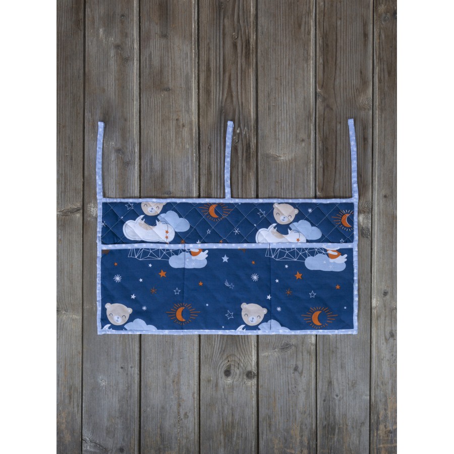 Nima Bebe Βρεφική θήκη οργάνωσης 60x30 - Nighty Night Μπλε