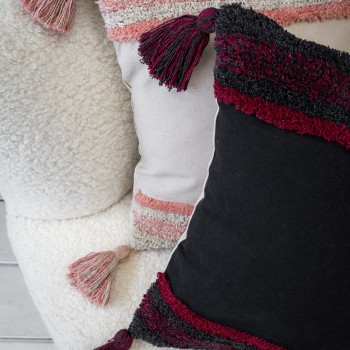 Nima Home Διακοσμητικό μαξιλάρι 45x45 - Janelle Dark Gray Γκρι