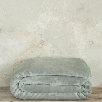 Nima Home Κουβέρτα Βελουτέ Γίγας 240x260 Coperta - Sage Green Πράσινο