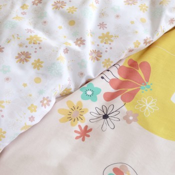 Nima Kids Σετ Παπλωματοθήκη Μονή - Fairy Love Ροζ   (1 x 160x240   52x72)