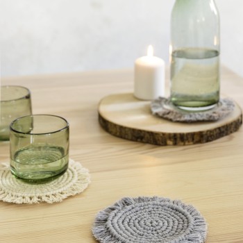 Nima Home Σετ Σουβέρ 4 x 10x10 - Florian Natural Μπεζ