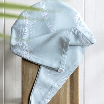 Nima Home Πετσέτα/Τουρμπάνι μαλλιών 25x65 - Kasia Γκρι