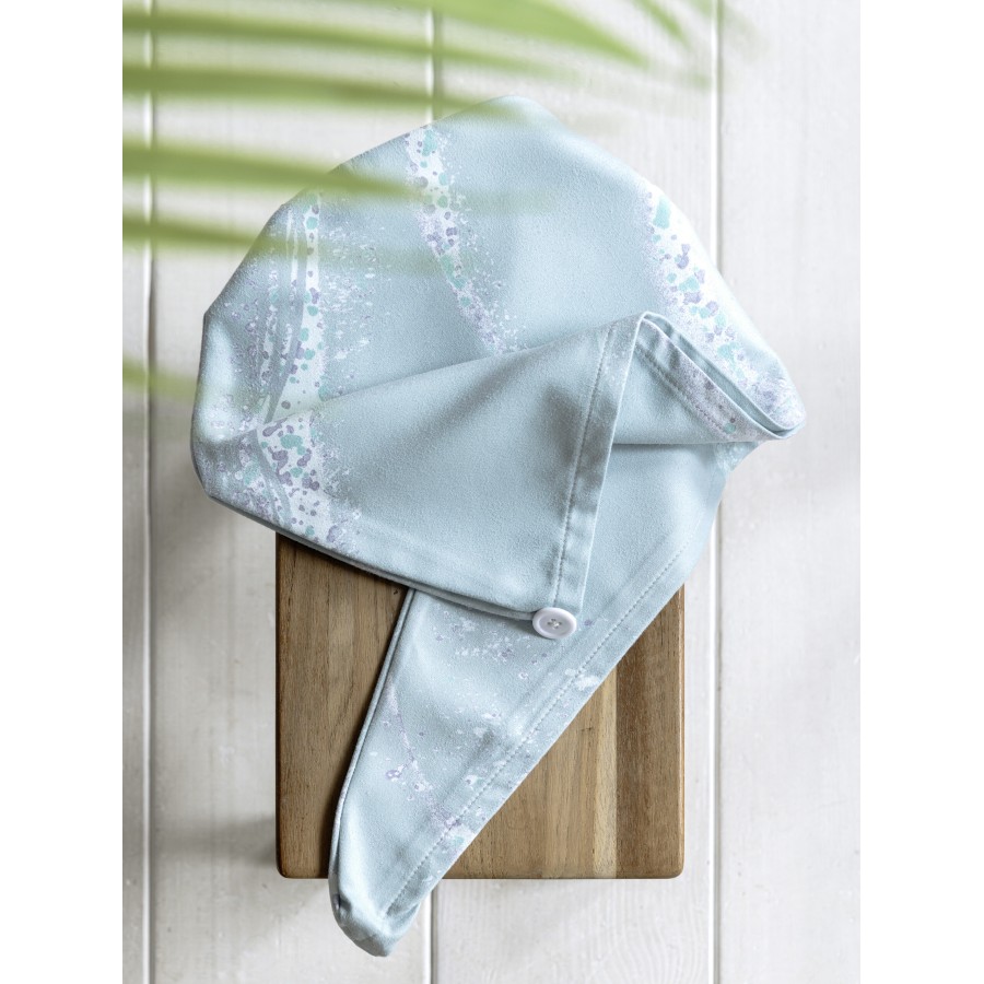 Nima Home Πετσέτα/Τουρμπάνι μαλλιών 25x65 - Kasia Γκρι