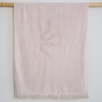 Nima Home Πετσέτα Θαλάσσης 90x160 - Maui Jacquard Ροζ