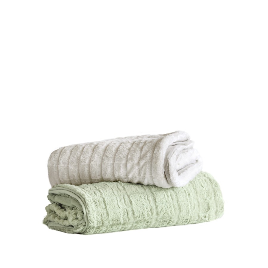 Nima Home Κουβέρτα καναπέ 130x170 - Weave Mint Μέντα