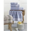 Nima Home Σετ Πετσέτες (30x50 + 50x90 + 70x140) Plush - Blue Μπλε