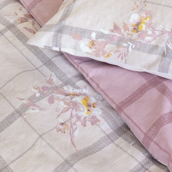 Nima Home Σετ Παπλωματοθήκη Γίγας - Reimon Ροζ   (1 x 240x260 + 2  52x72)
