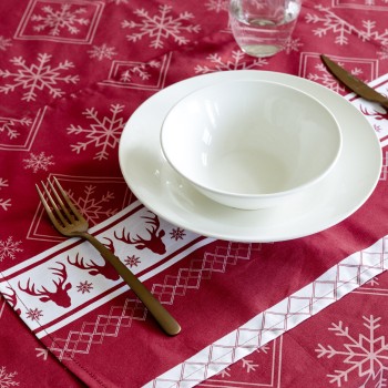 Nima Home Τραπεζομάντηλο 150x150 - Christmas Day Κόκκινο