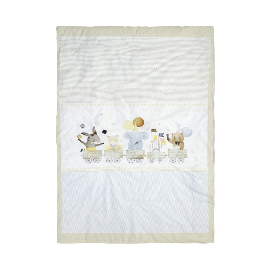 Nima Bebe Κουβερλί Κούνιας - Magic Party Μπεζ   100x140