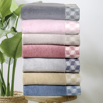 Nima Home Πετσέτα 90x145 Luxe - Pink Ροζ