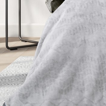 Nima Home Κουβέρτα Βελουτέ Υπέρδιπλη 220x240 - Jeymour Γκρι