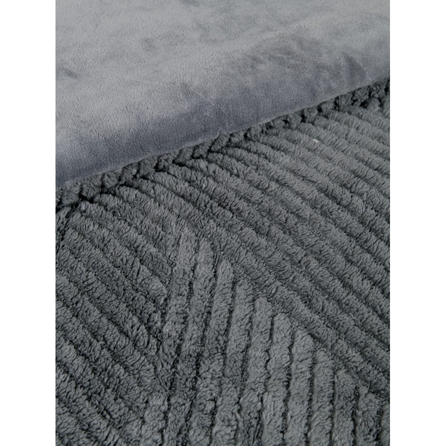 Nima Home Κουβέρτα/Πάπλωμα Μονό 160x220 - Velva Dark Gray Γκρι   160x220