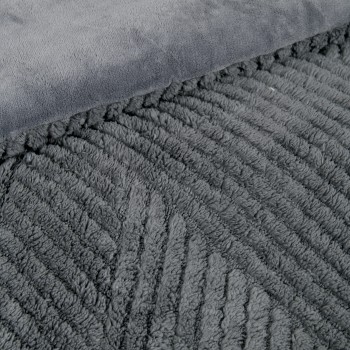 Nima Home Κουβέρτα/Πάπλωμα Υπέρδιπλο 220x240 - Velva Dark Gray Γκρι  o 220x240