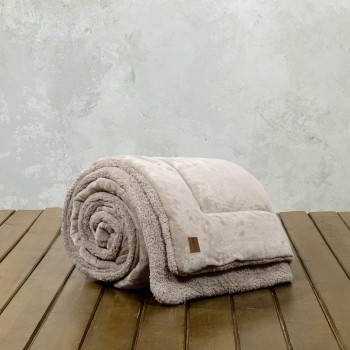 Nima Home Κουβέρτα/Πάπλωμα Μονό 160x220 - Cira Beige Μπεζ   160x220