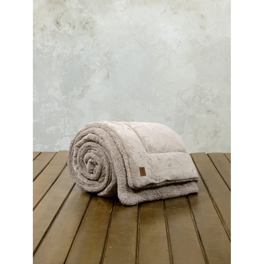 Nima Home Κουβέρτα/Πάπλωμα Μονό 160x220 - Cira Beige Μπεζ   160x220