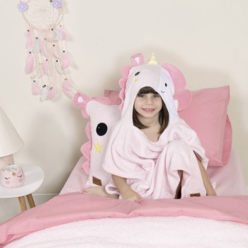 Nima Kids Κουβέρτα/Πάπλωμα Μονό 160x220 - Unicora Ροζ   160x220