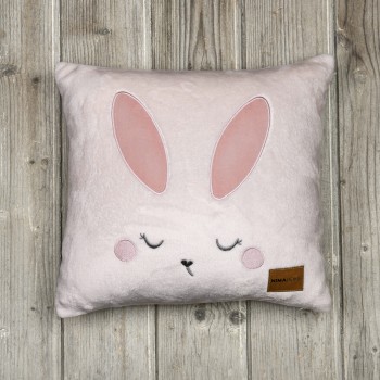 Nima Bebe Διακοσμητική Μαξιλαροθήκη 40x40 - Bunny Ροζ