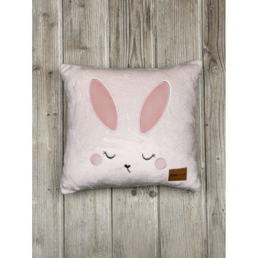 Nima Bebe Διακοσμητική Μαξιλαροθήκη 40x40 - Bunny Ροζ