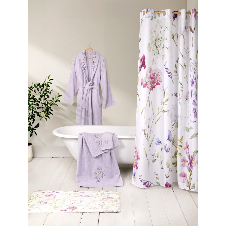 Nima Home Κουρτίνα Μπάνιου 180x200 - Roselle Πολύχρωμο