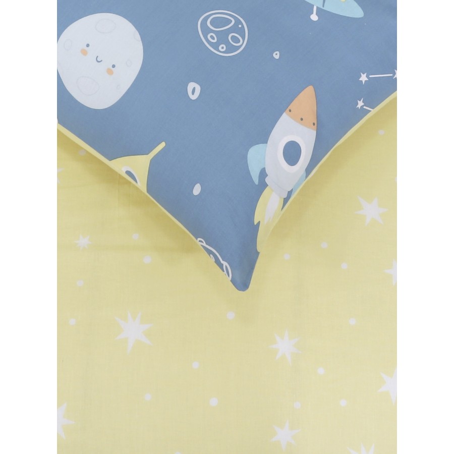 Kocoon Kids Σετ Παπλωματοθήκη Μονή - Space    (1 x 165x245   52x72)