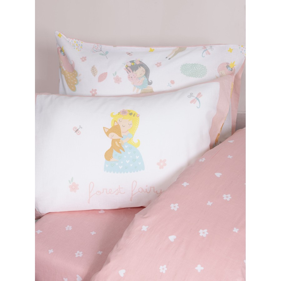Nima Kids Σετ Παπλωματοθήκη Μονή - Forest Fairy Πολύχρωμο   (1 x 160x240   52x72)