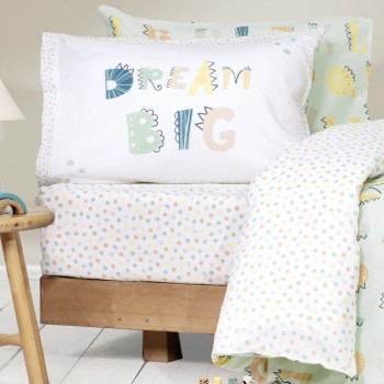 Nima Kids Σετ Σεντόνια Μονά - Dream Big Πολύχρωμο   (2 x 170x255   52x72)