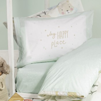 Nima Kids Σετ Παπλωματοθήκη Μονή - Happy Place Πολύχρωμο   (1 x 160x240   52x72)