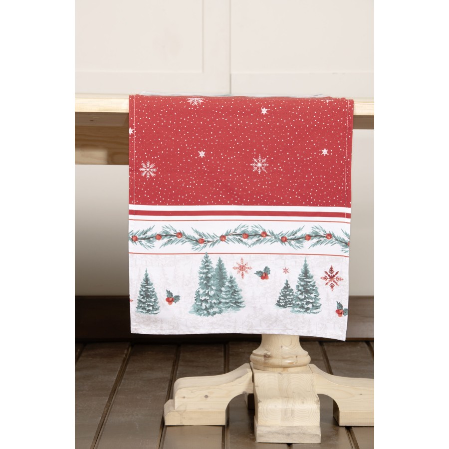 Nima Home Runner 45x140 - North Pole Κόκκινο, Πράσινο