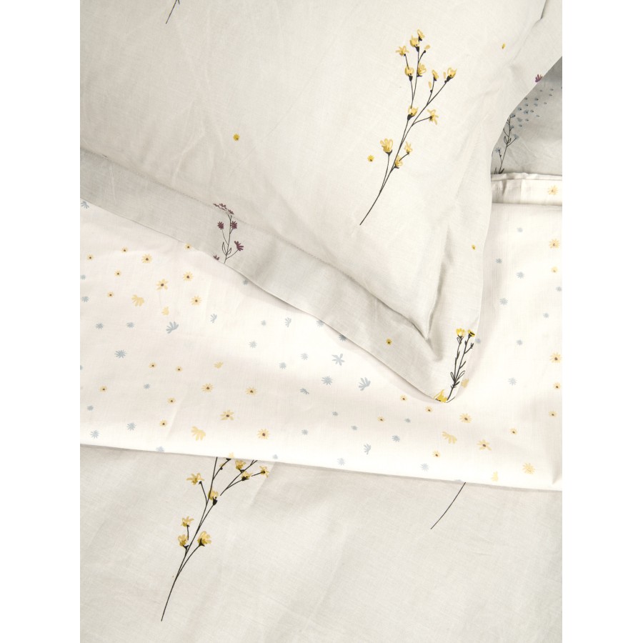 Nima Home Σετ Σεντόνια Υπέρδιπλα - Delicate Μπεζ   (2 x 240x260 + 2    52x72+5)