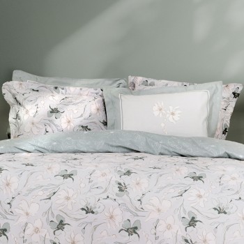 Nima Home Σετ Σεντόνια Υπέρδιπλα - Celeste Γκρι, Μέντα   (2 x 240x260 + 2    52x72+5)
