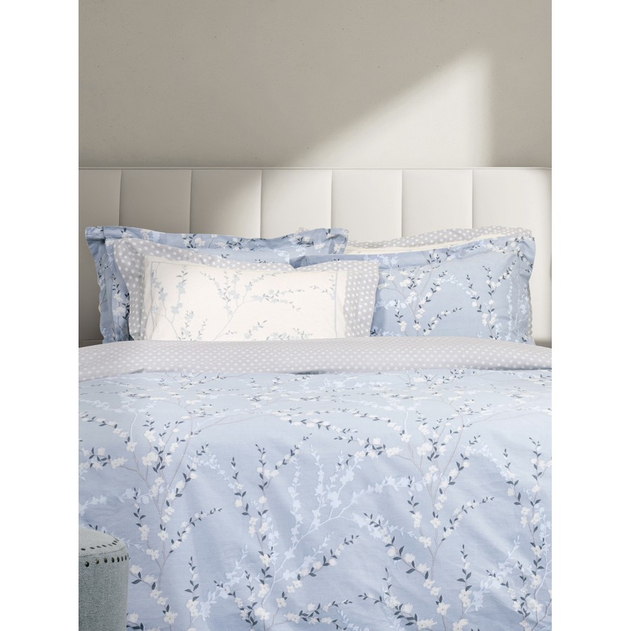 Nima Home Σετ Σεντόνια Υπέρδιπλα - Inverno Μπλε   (2 x 240x260 + 2    52x72+5)