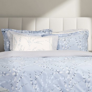 Nima Home Σετ Παπλωματοθήκη Υπέρδιπλη - Inverno Μπλε   (1 x 220x240 + 2    52x72+5)