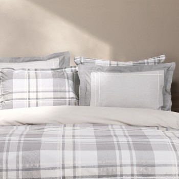 Nima Home Σετ Σεντόνια Υπέρδιπλα - Arthur Γκρι, Μπεζ   (2 x 240x260 + 2    52x72+5)