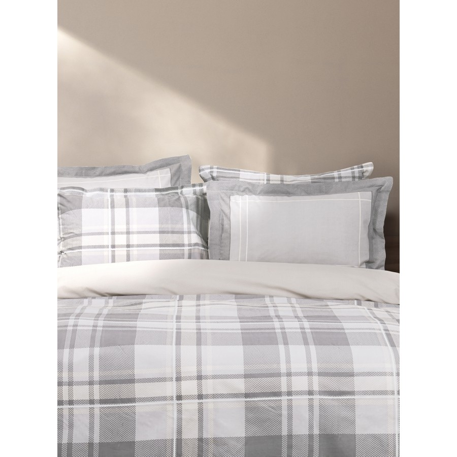 Nima Home Σετ Σεντόνια Υπέρδιπλα - Arthur Γκρι, Μπεζ   (2 x 240x260 + 2    52x72+5)